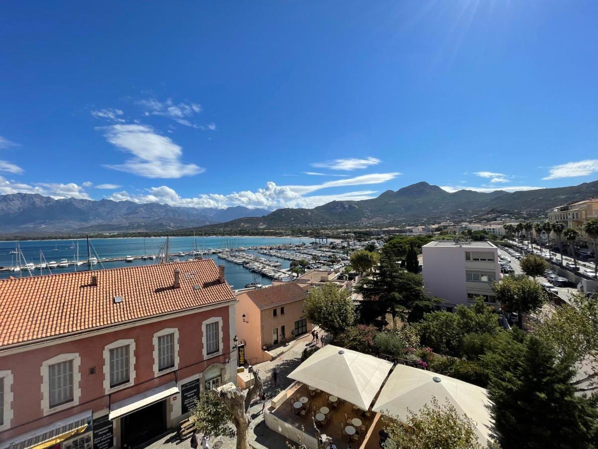 Calvi T2 Climatise, Wifi, Centre-Ville, A Proximite Plage, Commerces, Taxi & Gare, Vue Plage & Montagne Zewnętrze zdjęcie